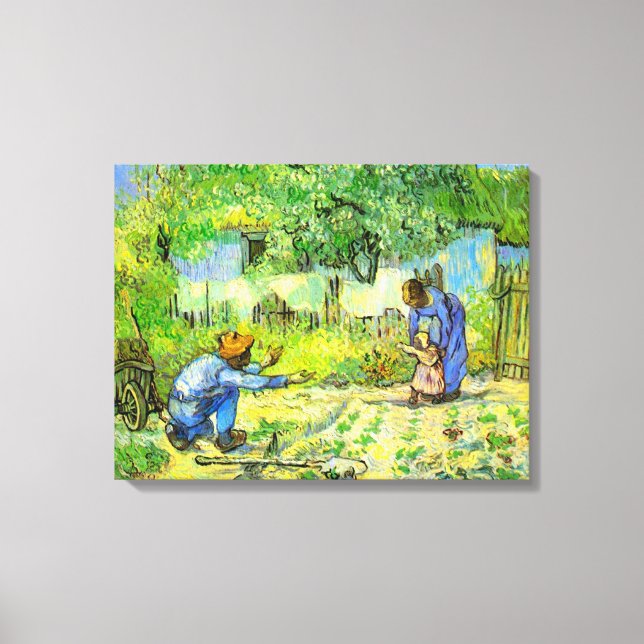 Toile Premières étapes, 1890 Vincent van Gogh (Recto)
