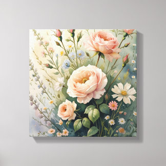 Toile Premium Vintage Floral Wall Art