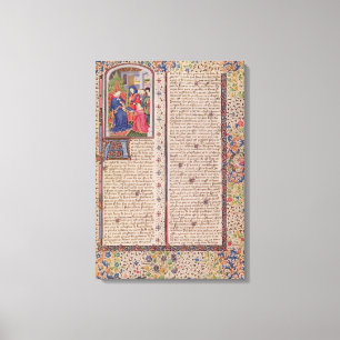 Toile Présentation de "La politique" au roi