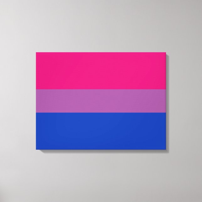 Toile Pride bisexuelle (Bi Drapeau) (Recto)