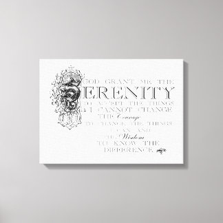 Toile Prière de sérénité
