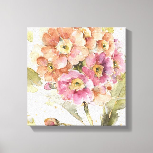 Toile Primrose et orange (Recto)
