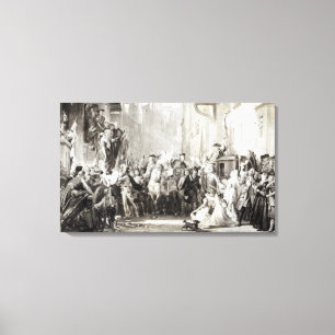 Toile Prince Charles Edouard et les montagnards