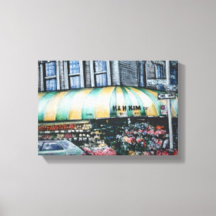 Toile Prince Street Corner, New York