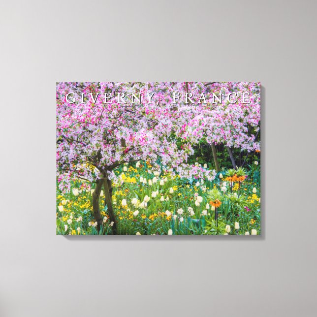 Toile Printemps à Claude Monet Garden (Recto)