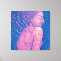 Printemps Éveil Dryad Imaginaire Fille Forêt magiq