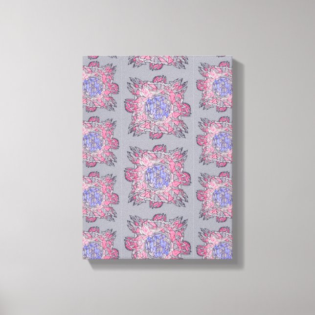 Toile Prismatic Current: Abstract Flow Art (Recto)