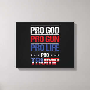 Toile Pro God Pro Gun Anti-avortement Pro Trump Election
