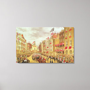 Toile Procession mariage d'Edward, Prince de Galles