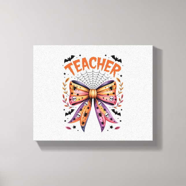 Toile Professeur Éffrayant Halloween (Recto)