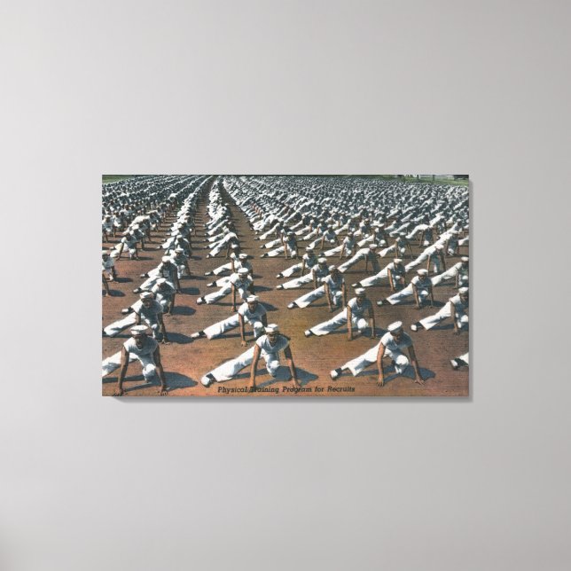 Toile Programme d'entraînement physique pour les recrues (Recto)