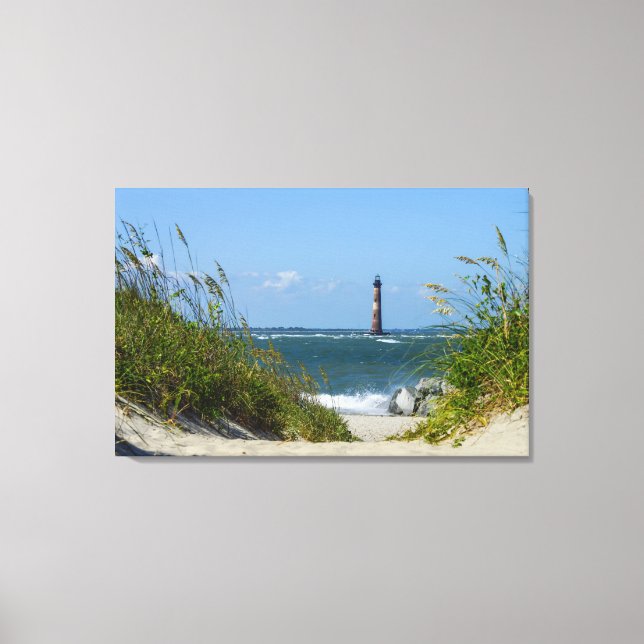 Toile Promenade du phare de Morris Island (Recto)