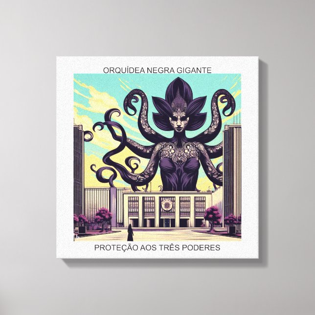 Toile PROTEÇÃO AOS TRÊS PODERES - impressão em tela (Recto)