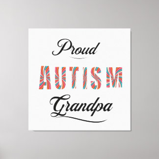 Toile Proud autism grandpa 