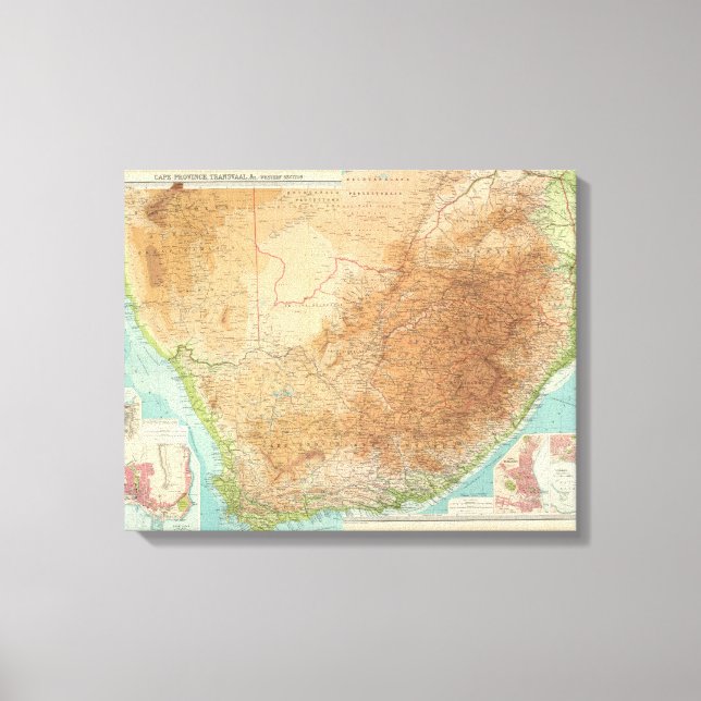 Toile Province du Cap composite, Transvaal (Recto)