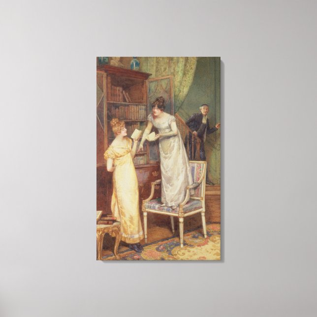 Toile Prying Eyes, 1901 (w/c heightened with white) (Recto)