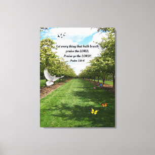 Toile Psaume 150:6