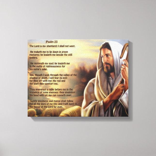 Toile Psaume 23 (Recto)