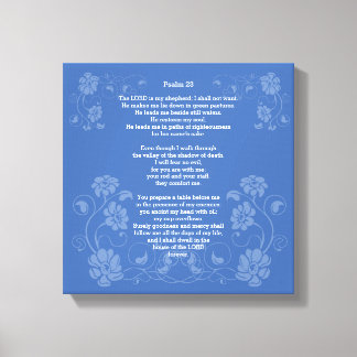 Toile Psaume 23 ESV,