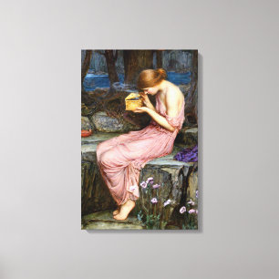 Toile Psyche Ouverture de la boîte d'or peinture de la c