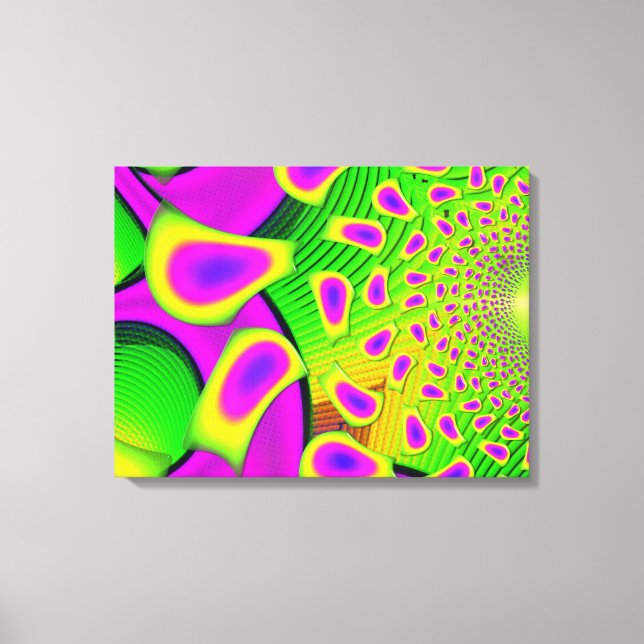 Toile PsychoBerries 3d Verre Fractal (Recto)