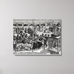 Toile Publicité d'affiche, 'Le Barnum et Bailey