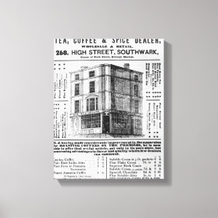 Toile Publicité pour Robert Jones, Tea