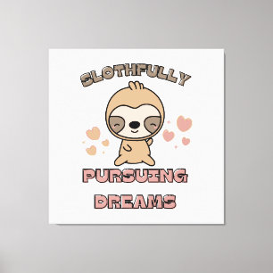 Toile Punition d'animal de paresseux Kawaii