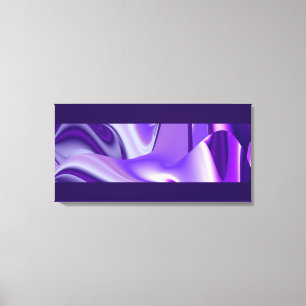 Toile Purple Dreams, Imaginaire Abstrait Rainbow Art