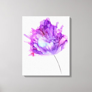 Toile Purple hydrangea—personnalisable—