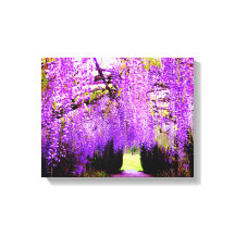 Purple Wisteria Wall Art