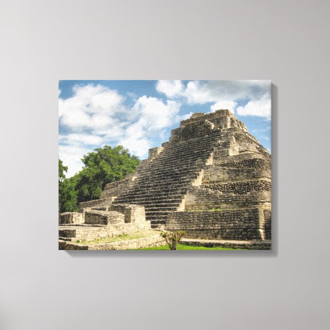 Toile Pyramide maya (Recto)