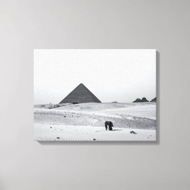 Toile Pyramides N&B (Recto)