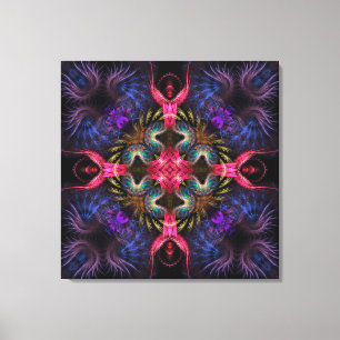 Toile Quadra Angels Fractal Geometry Wrapped Canvas