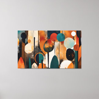 Toile Quadro decorativo abstrato material Canvas
