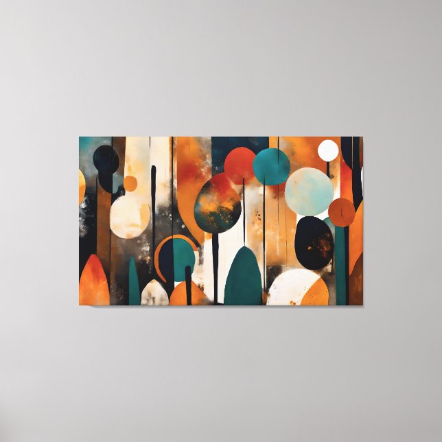Toile Quadro decorativo abstrato material Canvas (Recto)