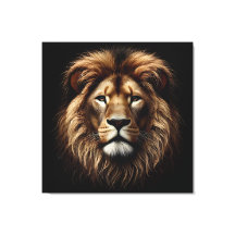 Quadro Rosto de Leão