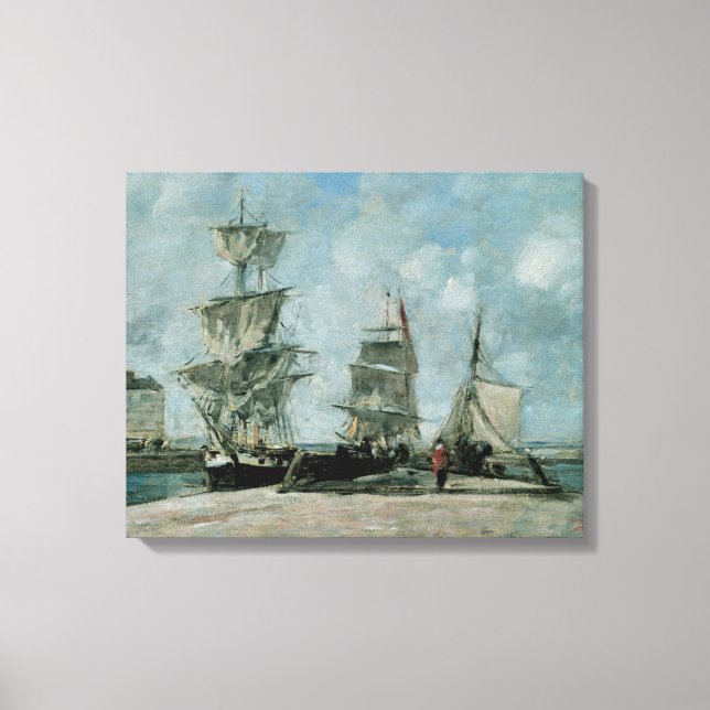 Toile Quai à Honfleur (Recto)
