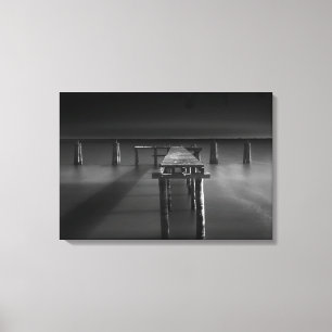 Toile Quai Abandonné Au Lac Monroe