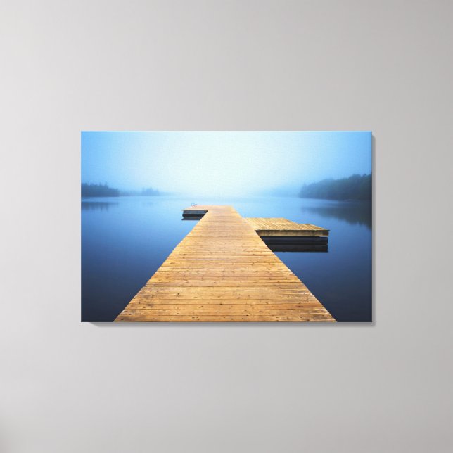 Toile Quai sur le lac (Recto)