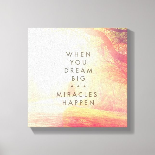 Toile Quand tu rêves (Recto)