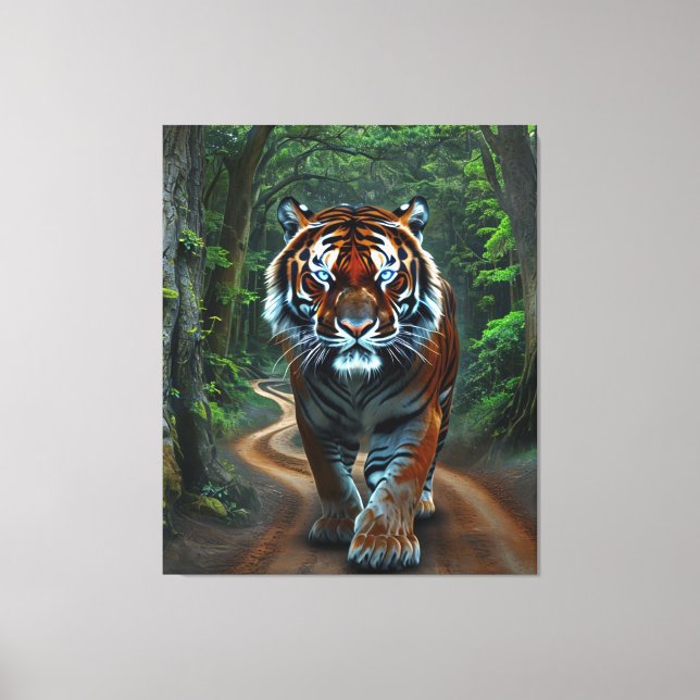 Toile Quartier convivial Tiger (Recto)