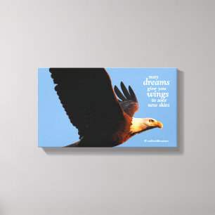 Toile "Que les rêves vous donnent des ailes ..."