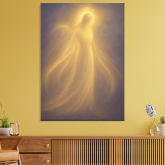 Toile Radiant Presence Angel of Golden Light Spiritual
