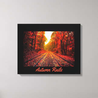 Toile Rails d'automne