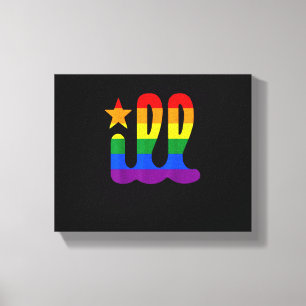 Toile Rainbow Pride Amour ill Philadelphia Philly Gay Pr