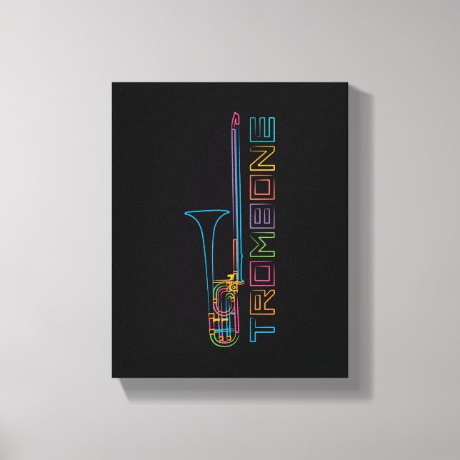 Toile Rainbow Trombone (Recto)