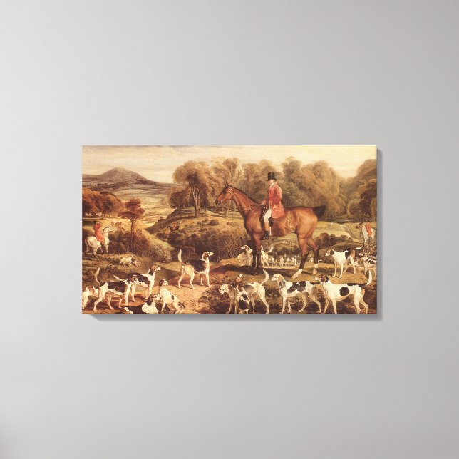 Toile Ralph Lambton et ses Hounds par James Ward (Recto)