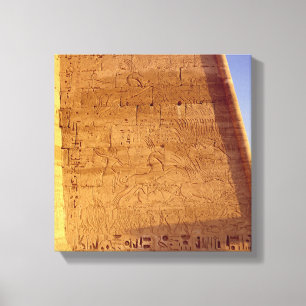 Toile Ramesses III chasse les taureaux sauvages