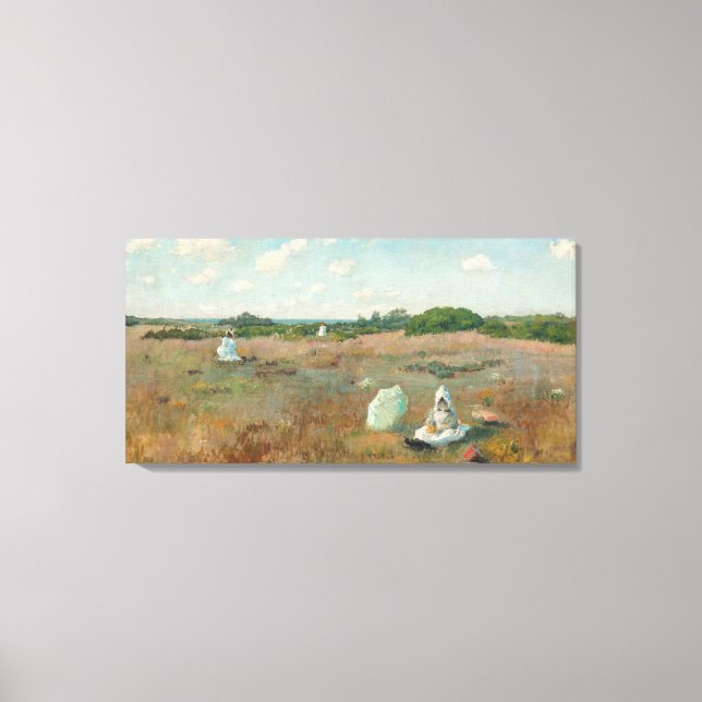 Toile Rassembler les fleurs d'automne, 1894-5 (huile sur (Recto)